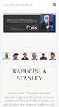 Mobile Screenshot of kapucini-stanley.sk